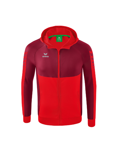 Six Wings Training Jacket with hoodred/bordeaux 164