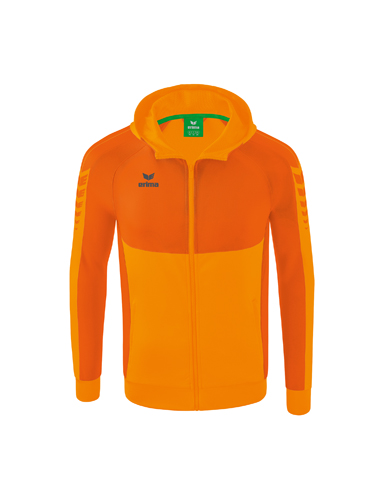 Six Wings Training Jacket with hoodnew orange/orange XXXL
