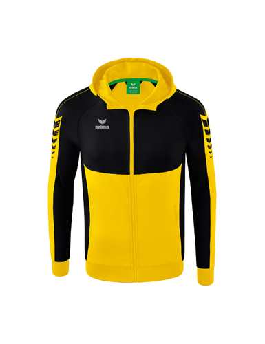 Six Wings Training Jacket with hoodyellow/black XXXL