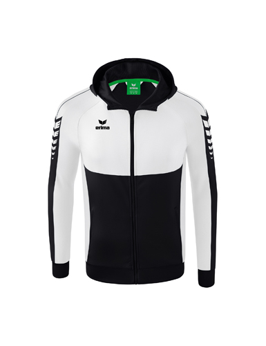 Six Wings Training Jacket with hoodblack/white 164