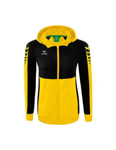 Six Wings Training Jacket with hoodyellow/black 44