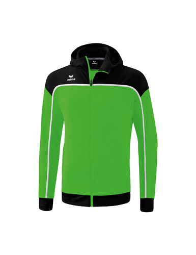 CHANGE by erima Training Jacket with hoodgreen/black/white S