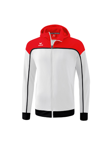 CHANGE by erima Training Jacket with hoodwhite/red/black S