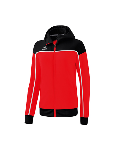 CHANGE by erima Training Jacket with hoodred/black/white 44