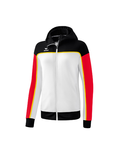 CHANGE by erima Training Jacket with hoodwhite/black/red 34