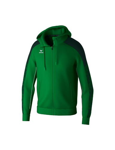 EVO STAR Training Jacket with hoodemerald/pine grove 116