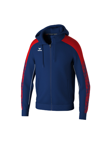 EVO STAR Training Jacket with hoodnew navy/red 116