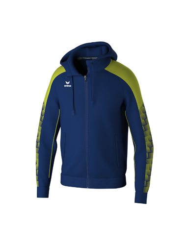 EVO STAR Training Jacket with hoodnew navy/lime 116