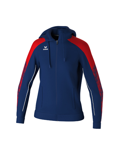 EVO STAR Training Jacket with hoodnew navy/red 34