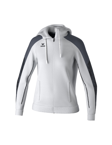 EVO STAR Training Jacket with hoodwhite/black 34