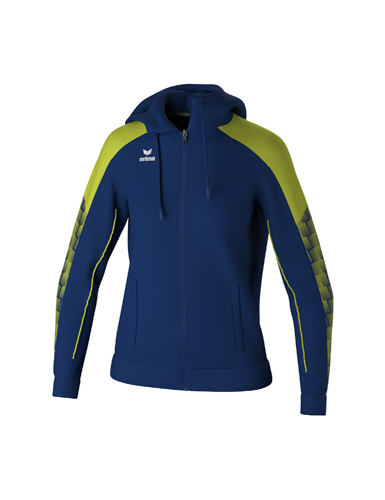 EVO STAR Training Jacket with hoodnew navy/lime 44
