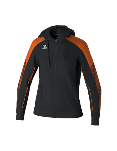 EVO STAR Training Jacket with hoodblack/orange 44