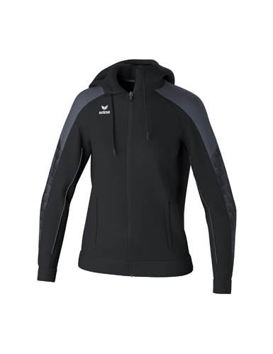 EVO STAR Training Jacket with hoodblack/slate grey 34
