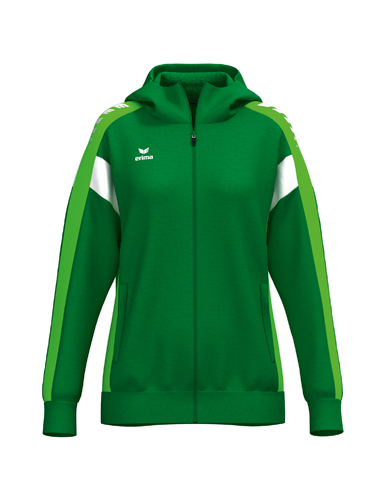 CELEBRATE 125 Training Jacket with hoodsmaragd/green gecko 34