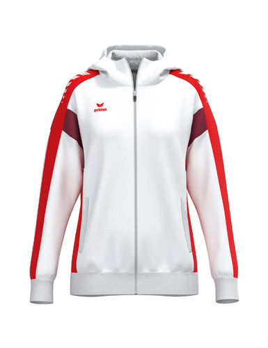 CELEBRATE 125 Training Jacket with hoodwhite/red 44